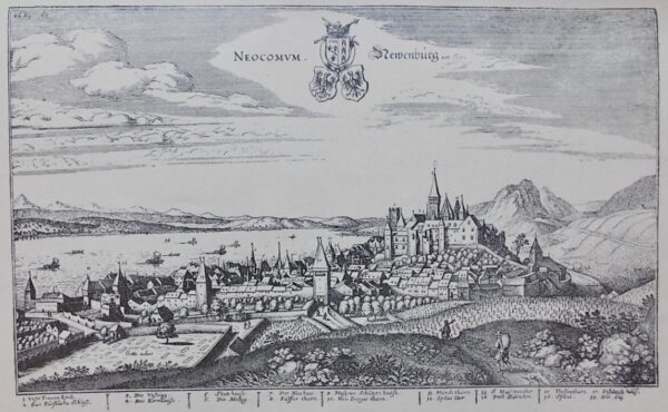 QUARTIER-LA-TENTE (Edouard) Le canton de Neuchâtel. Revue historique et monographique des communes du canton. Première série (1er - 2e - 3e volume): District de Neuchâtel. Neuchâtel, Attinger Frères, 1897-1903. – Image 3