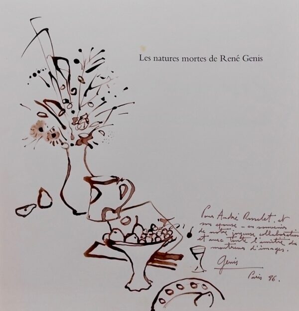 [GENIS (René)] - NECTOUX (Jean-Michel) Les natures mortes de Genis. Neuchâtel, Ides et Calendes, 1985. – Image 2