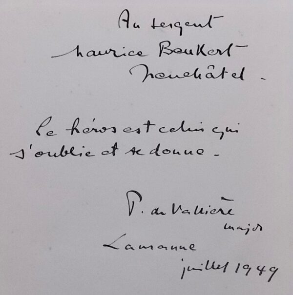 VALLIERE (Paul de) Honneur et fidélité. Histoire des Suisses au service étranger. Lausanne, Les Editions d'Art suisse ancien, 1940. – Image 3