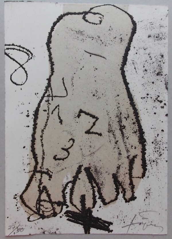 [TAPIES] - VALENTE (José Angel) Material Memoria. Le Muy, Editions Unes, 1986. – Image 2