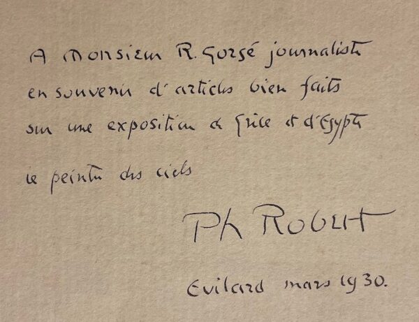 ROBERT (Philippe) Feuilles d'automne. Ried, Ph. Robert, 1909. – Image 3