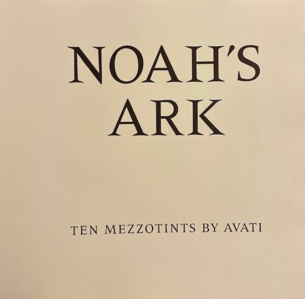 AVATI (Mario) Noah's Ark. Ten Mezzotints by Avati. New York, Aquarius Press, 1971. – Image 3