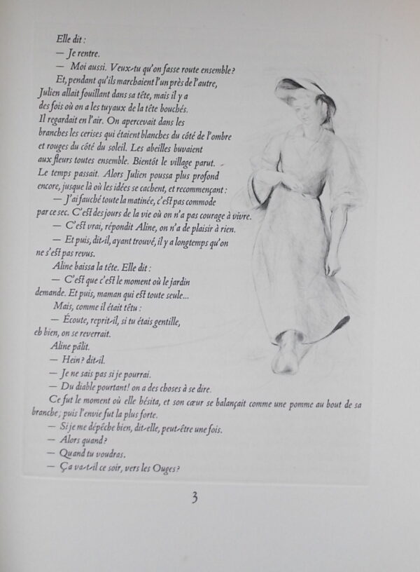 RAMUZ (C. F.) Aline. [Paris], Les Oeuvres Françaises, 1945. – Image 2