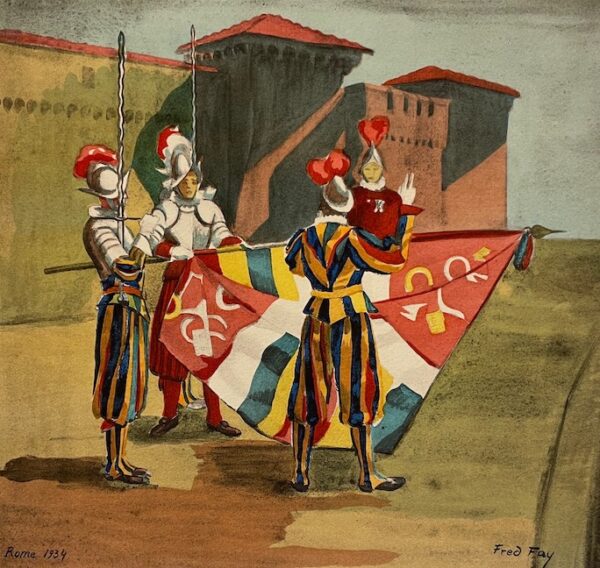 CASTELLA (Gaston) La garde fidèle du Saint-Père. Les soldats suisses au service du Vatican de 1506 à nos jours. Paris, La Clé d'Or, 1935. – Image 8