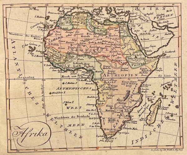[WALSCH (Johannes)] Allgemeiner Atlas, Nach den bewährtesten Hülfsmitteln und astronomischen Ortsbestimmungen. Augsburg, im Verlag bei Johannes Walch, 1812. – Image 6