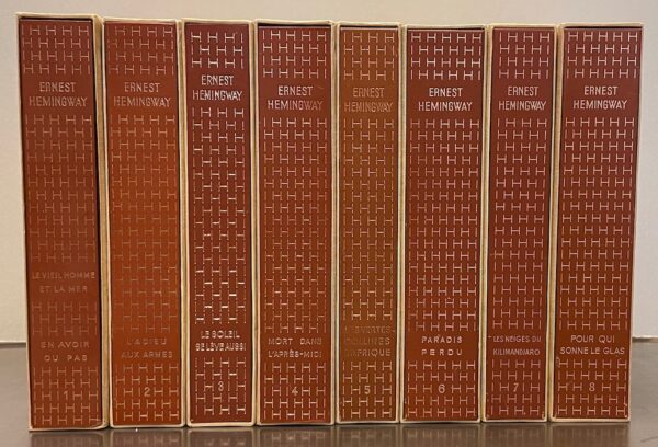 HEMINGWAY (Ernest) Oeuvres complètes. Paris, Imprimerie Nationale - André Sauret, 1963-1965.
