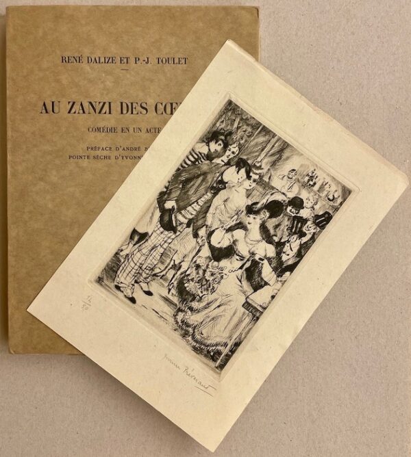 DALIZE (René) & TOULET (Paul-Jean) Au zanzi des coeurs. Comédie en un acte. Paris, Le Divan, 1931. – Image 2