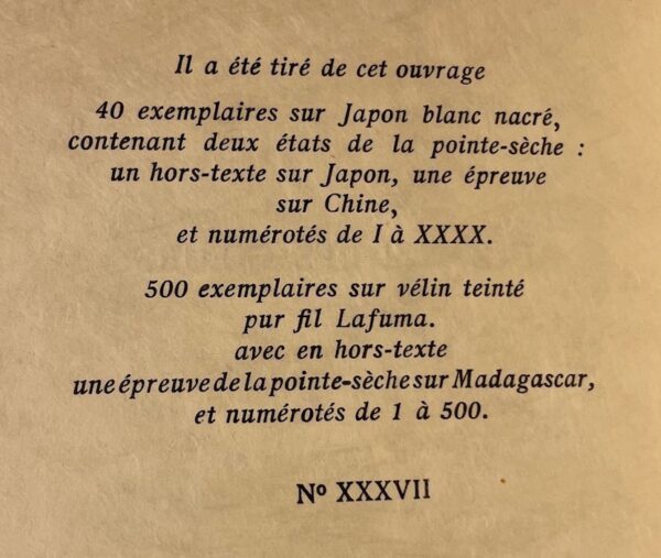 DALIZE (René) & TOULET (Paul-Jean) Au zanzi des coeurs. Comédie en un acte. Paris, Le Divan, 1931. – Image 4