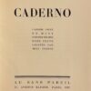 LARBAUD (Valery) Caderno. Paris, Au Sans Pareil, 1927. – Image 3