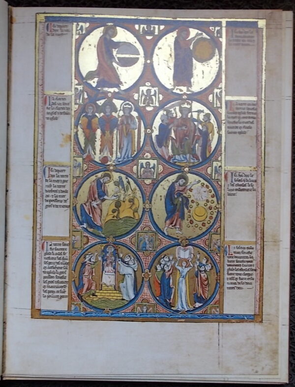 [BIBLE] - HAUSSHEER (Reiner) La Bible moralisée de la Bibliothèque Nationale d'Autriche Codex Vindobonensis 2554 reproduite en fac-similé intégral. Paris, Club du Livre - Philippe Lebaud, 1973. – Image 4