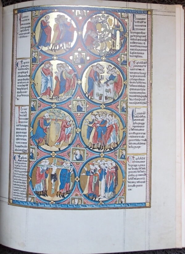 [BIBLE] - HAUSSHEER (Reiner) La Bible moralisée de la Bibliothèque Nationale d'Autriche Codex Vindobonensis 2554 reproduite en fac-similé intégral. Paris, Club du Livre - Philippe Lebaud, 1973. – Image 5