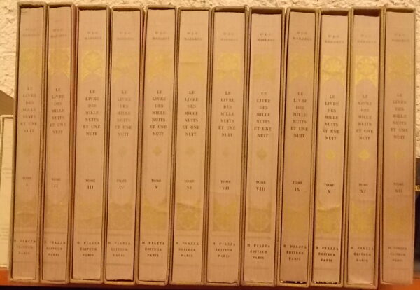 [MARDRUS (Dr. J.-C.) trad.] Le Livre des Mille Nuits et une Nuit. Paris, Editions d'Art H. Piazza, 1926-1932.