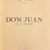 OLTRAMARE (Georges) Don Juan ou la solitude. Genève, Les beaux livres de L'Edition Indépendante, 1937. – Image 2