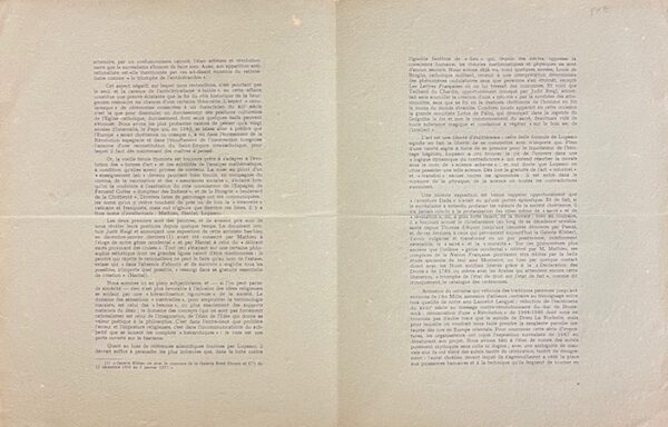 [TRACT SURREALISTE] - BRETON (André) et al. Coup de semonce. Paris, 25 mars 1957. – Image 3