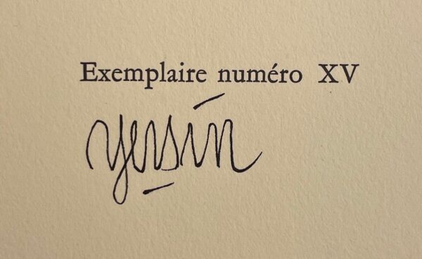 [YERSIN] - NOVALIS Hymnes à la nuit. Albeuve, Castella, 1966. – Image 4