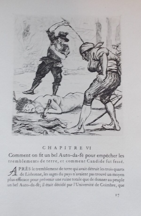 VOLTAIRE (François Marie Arouet) Candide. Lausanne, Gonin Frères, 1936. – Image 2