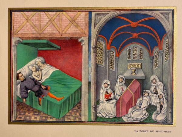 [VERVE] - PREVERT (Jacques) / CHAGALL (Marc) Contes de Boccace. Peintures du manuscrit des ducs de Bourgogne. Bibliothèque de l'Arsenal (Manuscrit n°5193). Paris, Verve (Vol. VI, N° 24), 1950. – Image 5