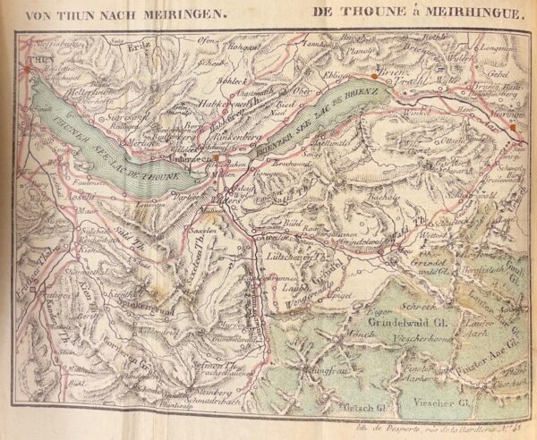 EBEL (Johann Gottfried) Manuel du voyageur en Suisse et en Savoie. Paris, Audin, 1833-1834. – Image 3