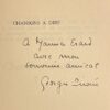 PIROUE (Georges) Chansons à dire. Paris, Seghers (coll. PS - Poésie 56), 1956. – Image 2