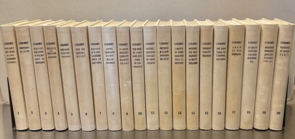 RAMUZ (C. F.) Oeuvres complètes I - XX. Lausanne, Mermod, 1940-1941.