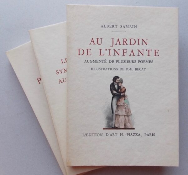[BECAT] - SAMAIN (Albert) Oeuvres. Paris, Edition d'art H. Piazza, 1949-1950. – Image 2