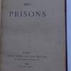VERLAINE (Paul) Mes prisons. Paris, Léon Vanier, 1893. – Image 2