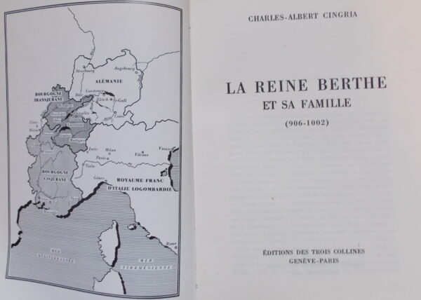 CINGRIA (Charles-Albert) La Reine Berthe et sa famille (906-1002). Genève, Trois Collines, 1947. – Image 3