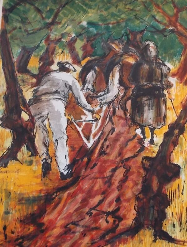 GIONO (Jean) & LETELLIER (Pierre) Terre d'or. Paris, Robert Léger, 1967. – Image 2
