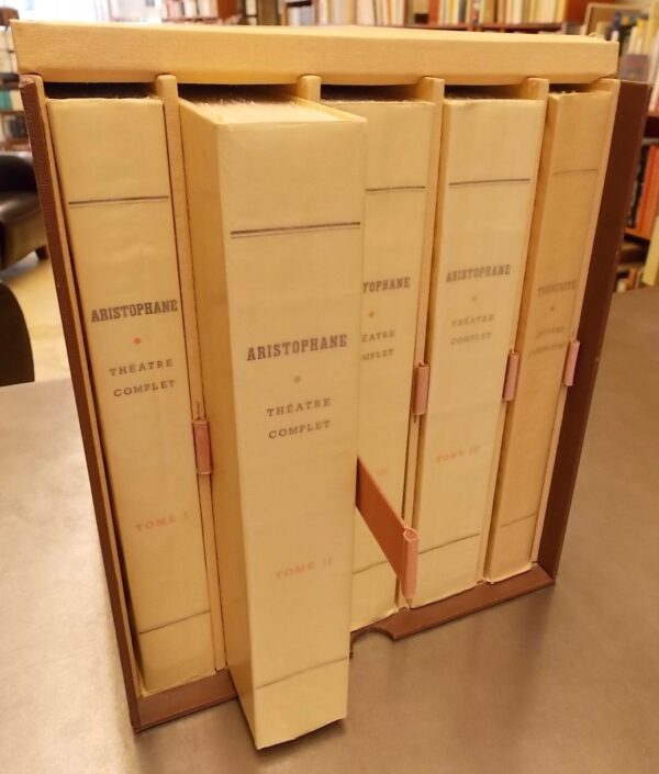 [CLEMENT (Charles)] - ARISTOPHANE - THEOCRITE Théâtre complet. Oeuvres complètes. Paris, Union Latine d'Editions & Lausanne, Editions du Bibliophile, 1946-1947. – Image 2