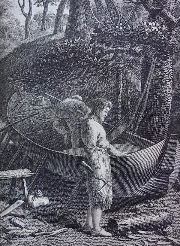 DE FOE (Daniel) Vie et aventures de Robinson Crusoé. Paris, Verdière, 1821. – Image 7