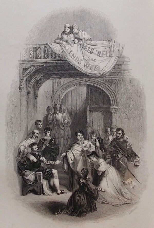 [SHAKESPEARE] - LAMB (Charles) Le Mémorial de W. Shakspere. Contes Shaksperiens par Charles Lamb, traduits de l'Anglais par M. Alphonse Borghers. Paris, Baudry, 1842. – Image 7