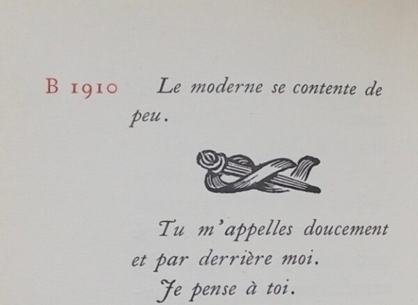 VALERY (Paul) Cahier B 1910. Paris, Gallimard, 1930. – Image 2