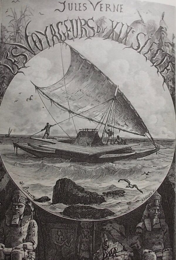 VERNE (Jules) Les voyageurs du XIXe siècle. Paris, Bibliothèque d'Education et de Récération J. Hetzel et Cie, [1880]. – Image 3