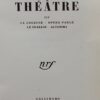 AUDIBERTI (Jacques) Théâtre III. La logeuse - Opéra parlé - Le Ouallou - Altanima. Paris, Gallimard (coll. Blanche), 1956. – Image 2