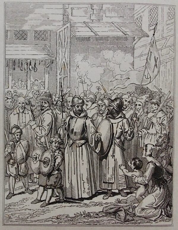 NODIER (Charles) intro. Satyre Menippée de la vertu du catholicon d'Espagne et de la tenue des estats de Paris; augmentés de notes tirées des éditions de Du Puy et de Le Duchat, et d'un commentaire historique, littéraire, et philologique, par Ch. Nodier, bibliothécaire de S.A.R. Monsieur Paris, chez Delangle & chez Dalibon, 1824. – Image 4