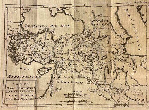 ROLLIN (Charles) Histoire ancienne des Egyptiens, des Carthaginois, des Assyriens, des Babyloniens, des Mèdes et des Perses, des Macédoniens, des Grecs. Paris, Chez les Frères Estienne, 1777. – Image 3
