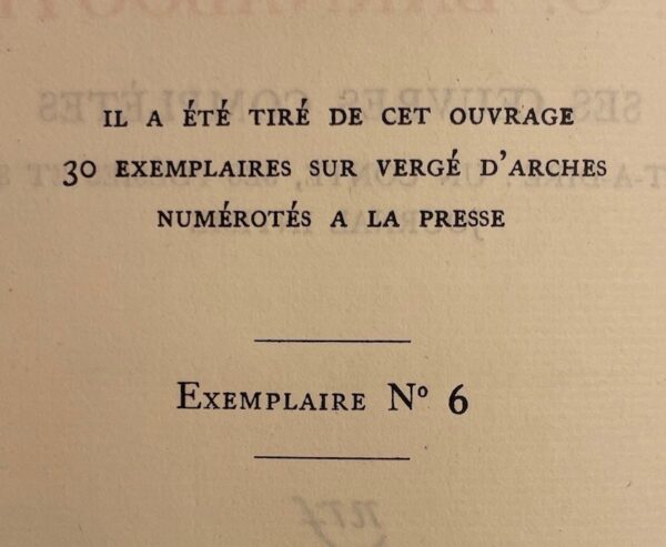 LARBAUD (Valery) A. O. Barnabooth. Ses oeuvres complètes; C'est à dire un conte, ses poésies et son journal intime. Paris, Nouvelle Revue française, 1913. – Image 3