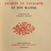 DIDEROT (Denis) Jacques le fataliste et son maître. Porrentruy, Portes de France, 1946. – Image 2