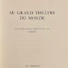 [CARZOU] - VALLOTTON (Paul) Au grand théâtre du monde. Lausanne, Au Verseau, 1974. – Image 2