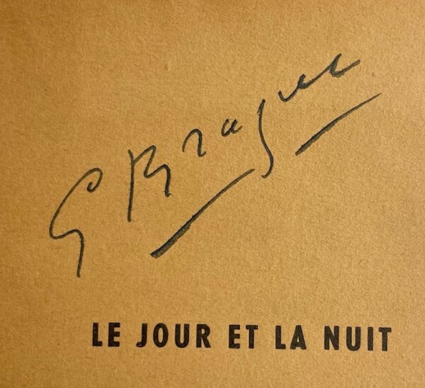 BRAQUE (Georges) Le jour et la nuit. Cahiers de Georges Braque 1917-1952. Paris, Gallimard, 1952. – Image 2