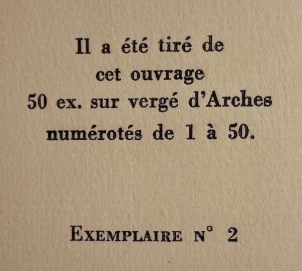 PERET (Benjamin) La mort par la feuille. [Paris], Eric Losfeld, [1978]. – Image 2