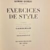 QUENEAU (Raymond) Exercices de style. Paris, Le Club Français du Livre, 1963. – Image 2