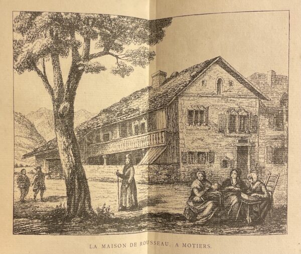[ROUSSEAU] - BERTHOUD (Fritz) J.-J. Rousseau au Val de Travers (1762-1765). Paris, Fischbacher, 1881. – Image 3