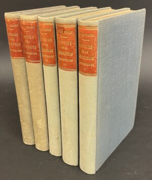 PIAGET (Arthur) Histoire de la révolution neuchâteloise. Neuchâtel, Delachaux et Niestlé, 1909-1931.