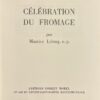 LELONG (Maurice) Célébration du fromage. Au Jas du Revest-Saint-Martin, R. Morel, 1961. – Image 2