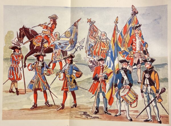 ORLIAC (Jehanne d') Suisses et Grisons. Soldats de France. Tours, Arrault & Cie, 1936. – Image 3