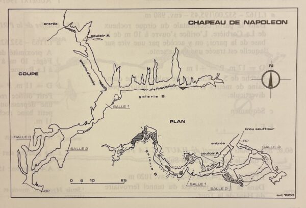 GIGON (Raymond) Inventaire spéléologique de la Suisse. Vol. I: Canton de Neuchâtel. Neuchâtel, Commission de Spéléologie de la Société helvétique des Sciences naturelles, 1976. – Image 5