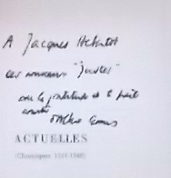 CAMUS (Albert) Actuelles. Chroniques 1944-1948. Paris, Gallimard, 1950. – Image 2