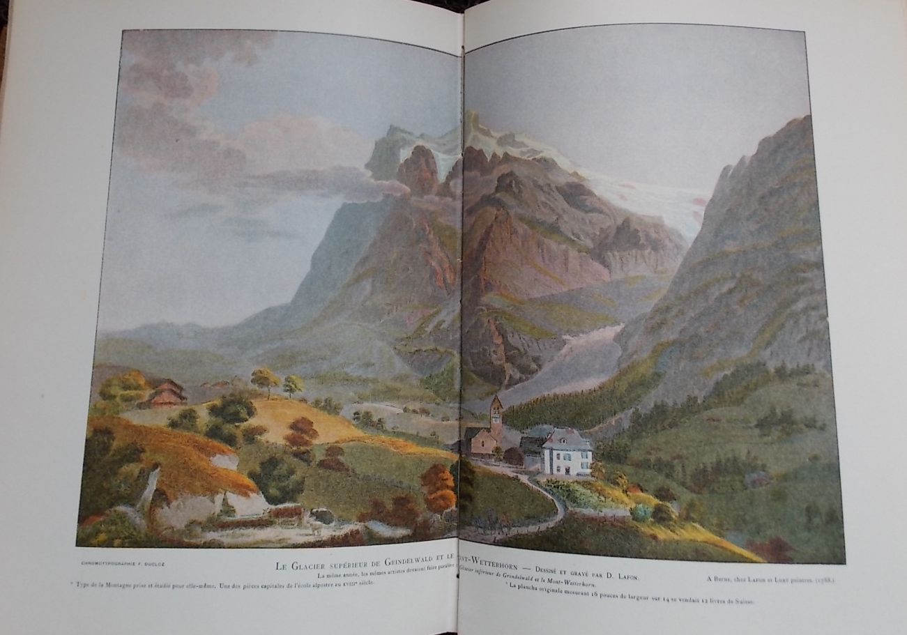 GRAND-CARTERET (John) La montagne à travers les âges. Rôle joué par elle, façon dont elle a été vue.
Tome 1: Des temps antiques à la fin du XVIIIe siècle.
Tome 2: La Montagne d'aujourd'hui. Grenoble, H. Falque et F. Perrin - Librairie Dauphinoise & Moutier, F. Ducloz - Librairie Savoyarde, 1903-1904. – Image 3