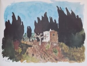 OUDOT (Roland) Carnet de Provence. Neuchâtel, Ides et Calendes, 1963.